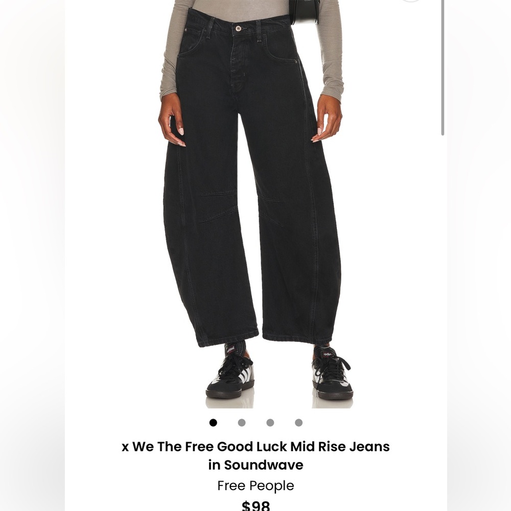 Free People Good Luck Barrel Jean | Size 26